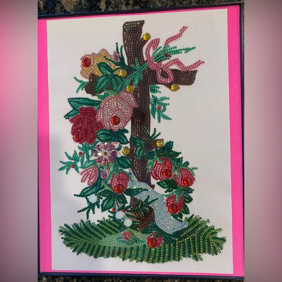 Finished Crystal Rhinestone Cross Diamond Painting - Picture 4 of 4